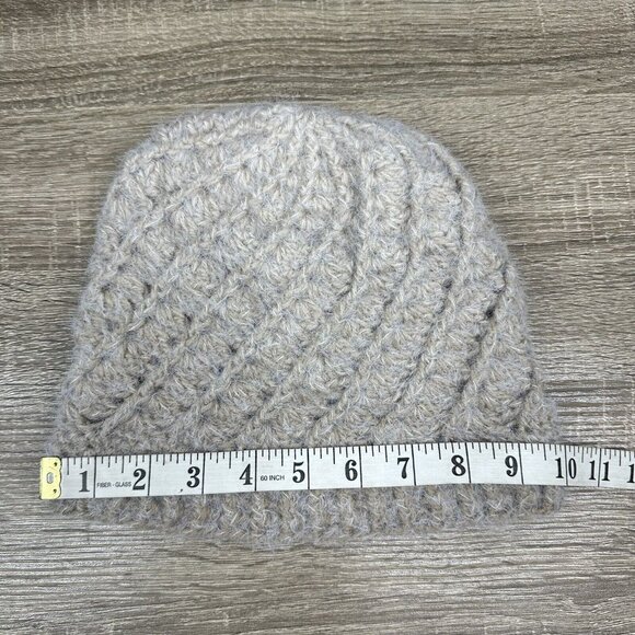 Handmade New Hobbii Metallico Braided Soft Virgin Wool Knit Winter Beanie S/M - Picture 6 of 6